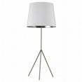 thumbnail image 1 of Dainolite OD4L-F-691-SC 1 Light 3 Leg Oversize Drum Floor Lamp with White on Silver Shade, Satin Chrome, 1 of 1