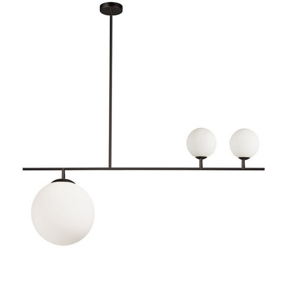 Dainolite - Orion - 3 Light Pendant In Contemporary Style-14.5 Inches Tall and