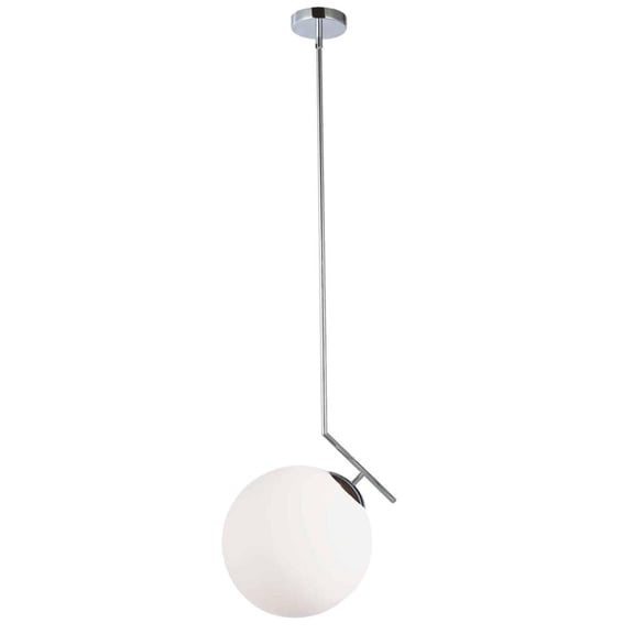 Dainolite Glass Modern 1 Light Orion Clear Pendant
