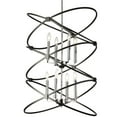 thumbnail image 1 of Dainolite - Paloma - Eight Light Chandelier   Polished Chrome/Black Finish -, 1 of 2