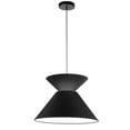 thumbnail image 1 of Dainolite - Patricia - 1 Light Pendant Black Black Aged Brass Finish - Dainolite, 1 of 3