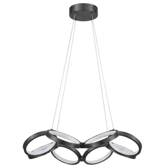 Dainolite - Philo - 64W 1 LED Chandelier In Modern Style-4.5 Inches Tall and