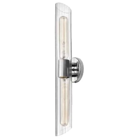 SAM-252W-PC Dainolite Samantha - 2 Light Bath Vanity-Polished Chrome Finish