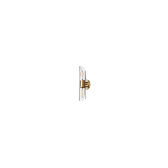 Dainolite Samantha 2 Light Transitional Clear Luxury vanity lights Modern Bathroom Vanity Light LED Compatible