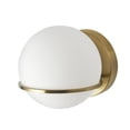 thumbnail image 1 of SOF-61W-AGB Dainolite Sofia - 1 Light Wall Sconce In Modern Style-6 Inches Tall and 6 Inches Wide-Aged Brass Finish, 1 of 8