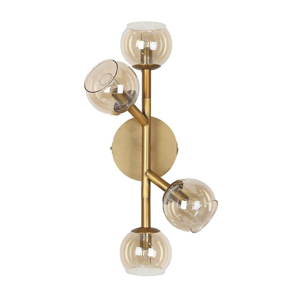 Dainolite - Tanglewood - Four Light Wall Sconce-Vintage Bronze Finish -
