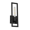thumbnail image 1 of Dainolite 1 Light Incandescent Wall Sconce, Matte Black, 1 of 2