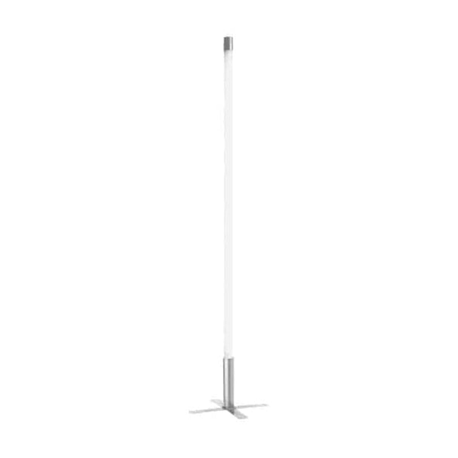 Modern White 36W Fluorescent Floor Light Stick with Blue Shade