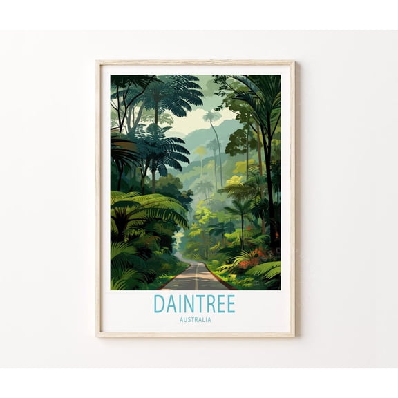 Daintree Australia Rainforest Travel Wall Art Home Decor