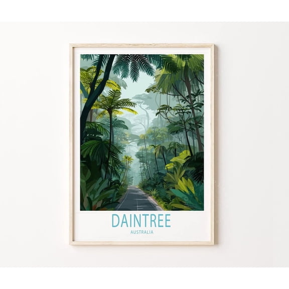 Daintree Australia Rainforest Travel Wall Art Home Decor