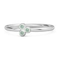 thumbnail image 1 of Dainty 0.20 Cts Emerald 925 Sterling Silver Tiny Women Valentines Day Gifts Ring Gift For Her, 1 of 3