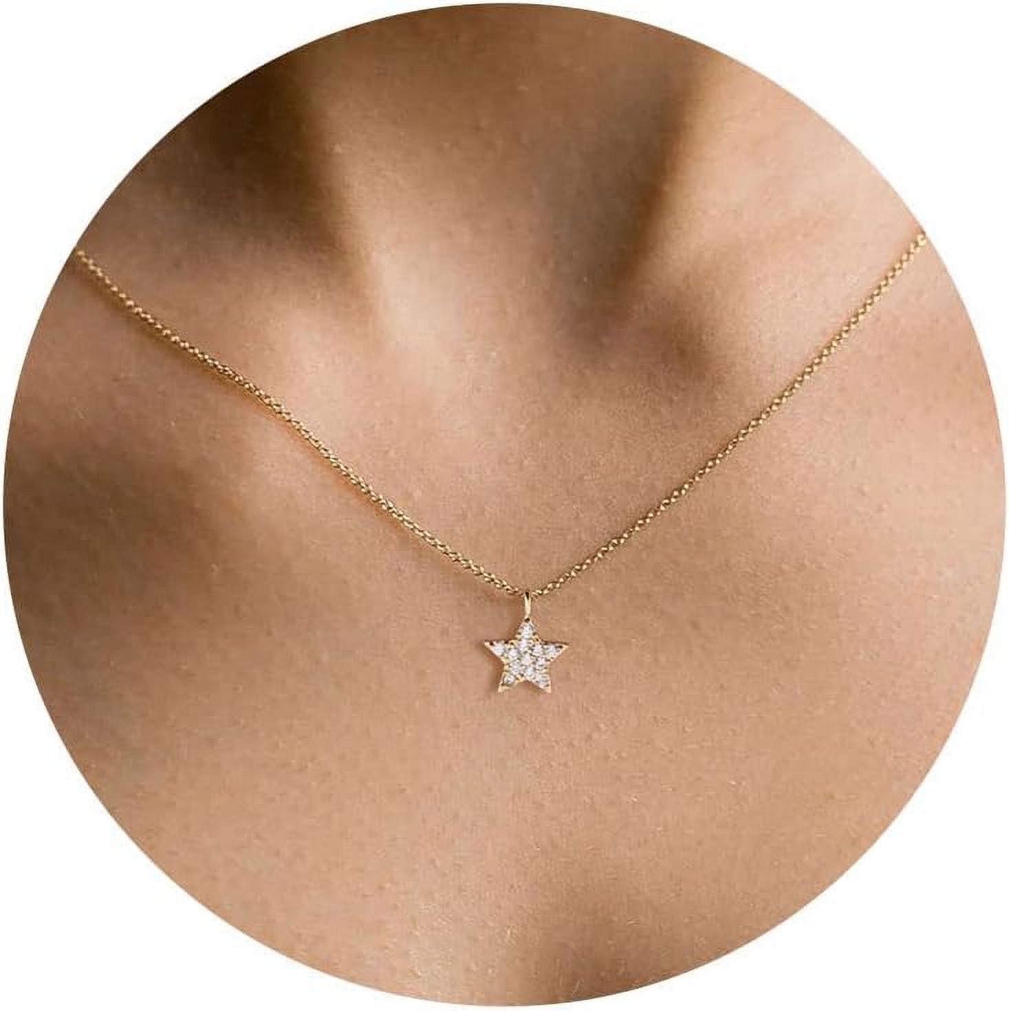 idealismsound Gold star necklace