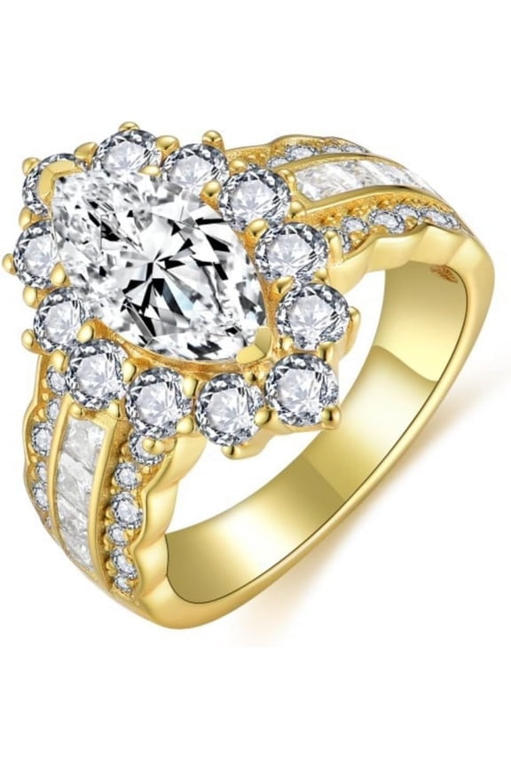 Dainty 4Cttw Moissanite Engagement Rings for Women Marquise Cut D Color VVS1 Lab Gold Diamond Rings for Women 925 Sterling Silver Timeless Moissanite Ring for Wife Mom