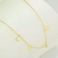 thumbnail image 1 of Dainty Custom Name Necklace Initial Letters Dangle Choker Women Jewelry, 1 of 9