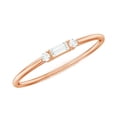 thumbnail image 1 of Rosec Jewels Dainty Diamond Promise Ring for Women (HI-SI Quality, April Birthstone), 10K Rose Gold, US 6.00, 1 of 4