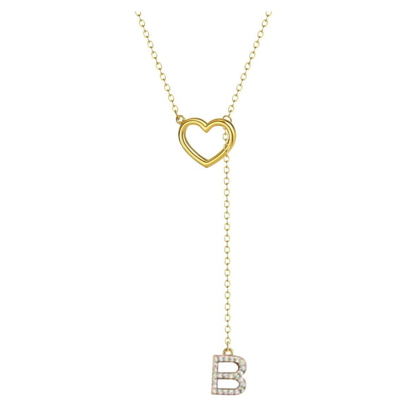 Dainty Gold Initial Necklace for Women, Customizable Letter Pendant Choker, Trendy Personalized Jewelry Gift for Her