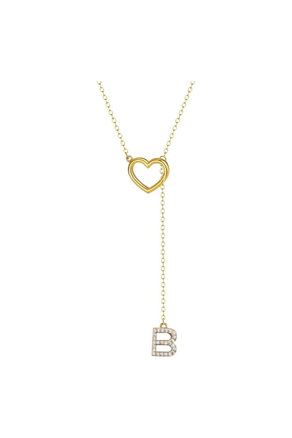 Dainty Gold Initial Necklace for Women, Customizable Letter Pendant Choker, Trendy Personalized Jewelry Gift for Her