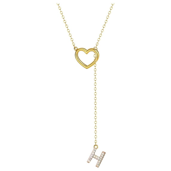 Dainty Gold Initial Necklace for Women, Customizable Letter Pendant Choker, Trendy Personalized Jewelry Gift for Her