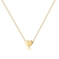 thumbnail image 1 of Tingn Dainty Heart Initial Necklace for Women Tiny Heart Birthday Jewelry Gifts, 1 of 6