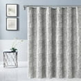 thumbnail image 1 of Dainty Home Anais Heavy Sculpted Floral Jacquard Shower Curtain, Textured Polyester Fabric, 72 x 72 Inches, 1 of 5