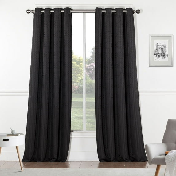 Dainty Home Grommet Light Filtering Curtain Panel, 54 in x 84 in