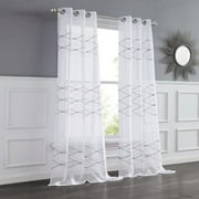 Dainty Home Grommet Light Filtering Curtain Panel, 76" x 84" (2 Panels)