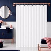 Dainty Home Heavyweight 10 Guage PEVA Shower Curtain Liner with 3 Magnets, Waterproof White Bathroom Curtain, 70" x 72"