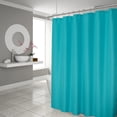 thumbnail image 1 of Dainty Home Hotel Collection Waffle Heavy Duty Fabric Waffle Weave Hotel Quality Shower Curtain 70"W x 72"L in Aqua, 1 of 2