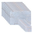 thumbnail image 1 of Dainty Home Marble Cork Table Set With 8 Foil Printed Marble Granite Designed Thick Cork Textured 12" x 18" Rectangular Placemats and 8 Square Coasters 4" x 4" in Rose Gold, 1 of 4