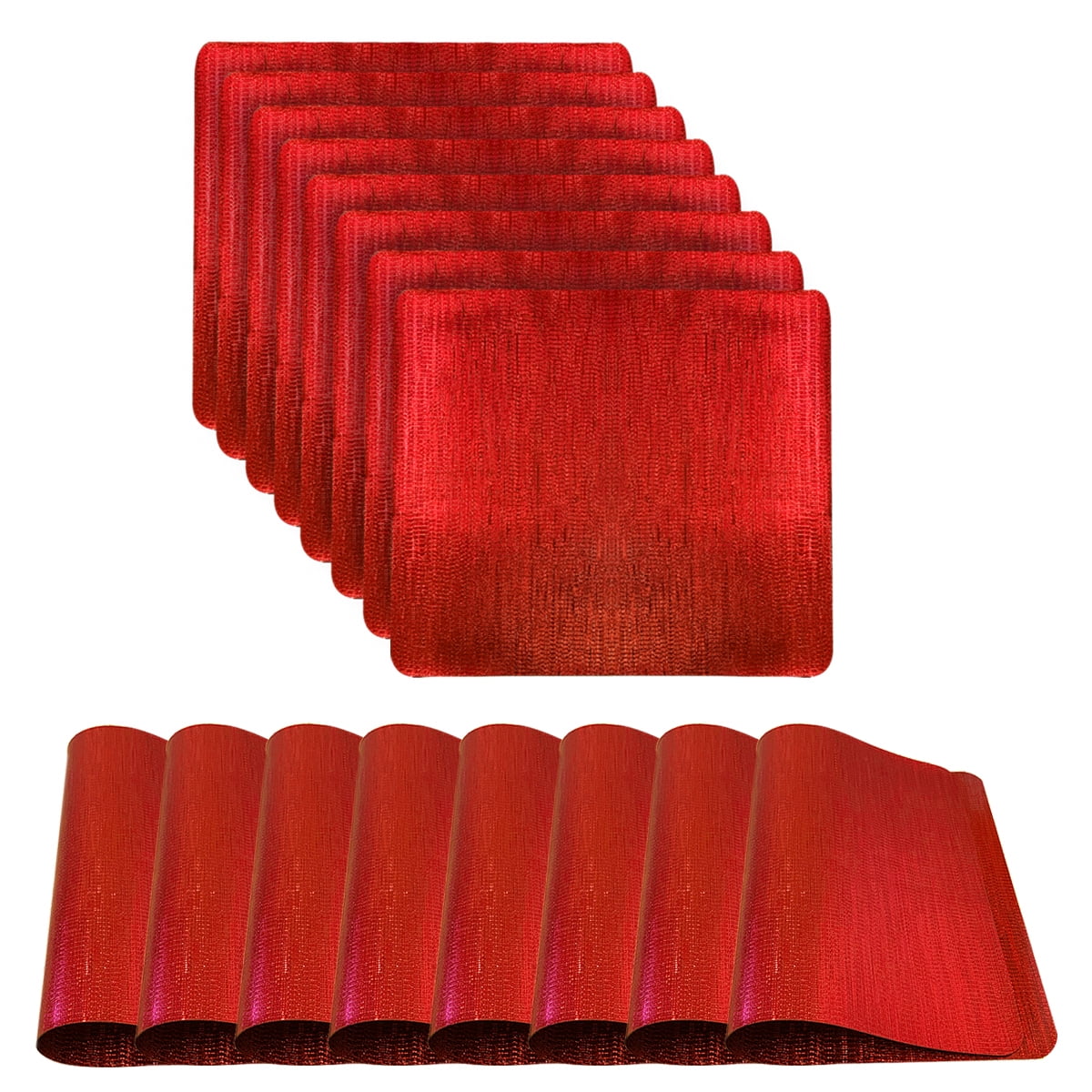 Dainty Home Metallic Galaxy Vinyl Smooth Linear Striped Textured