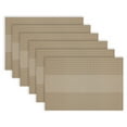 thumbnail image 1 of Dainty Home Set of 6 Placemats | Elegant and Durable | 12x18 in PVC Non-Slip Washable Place Mats | Tear-Resistant Heat | Resistant Placemats, 1 of 9