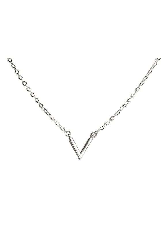 Dainty Minimalist Chevron Necklace