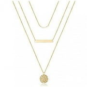 STAQY Dainty Necklaces for Women Layered Necklaces Gold Plated Coin Choker Necklace Women Jewelry