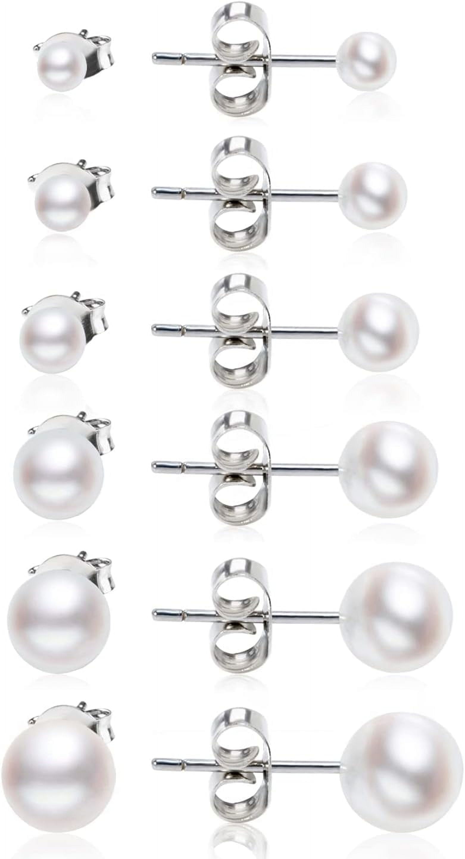 Pearl Cube Earrings