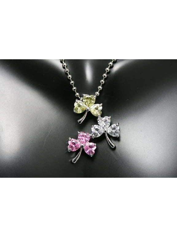 Dainty Shamrock Necklace, Pendant, 3 Leaf Clover Pendant, Irish St Patrick's Day Jewelry Gift
