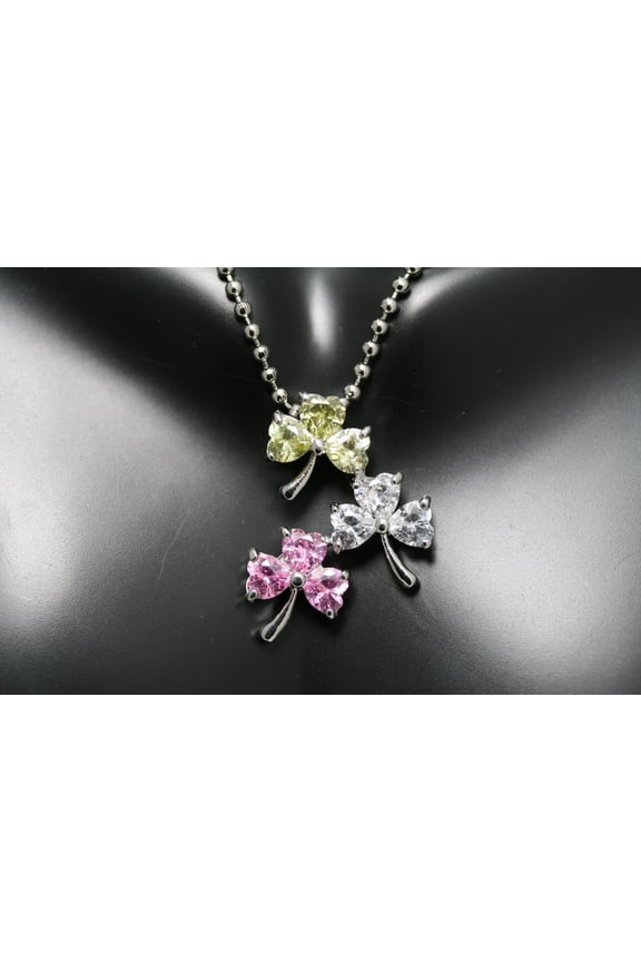 Dainty Shamrock Necklace, Pendant, 3 Leaf Clover Pendant, Irish St Patrick's Day Jewelry Gift