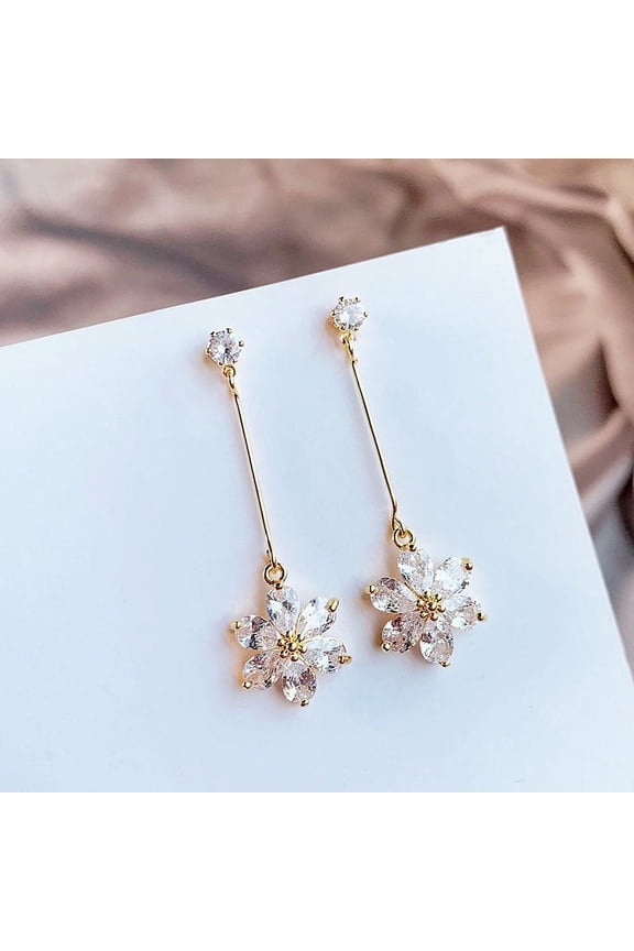 Dainty and Classic Long Drop Earrings for Women
