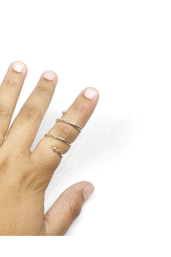 DaintySpiral Sterling Silver Spiral Splint Ring • Spiral Splint Ring • Thumb Splint Ring • Trigger Finger Splint • RA Wrap Around Splint