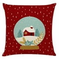 Dainzusyful Christmas Decorations Indoor Christmas Pillow Covers Pillow Case Christmas Pattern