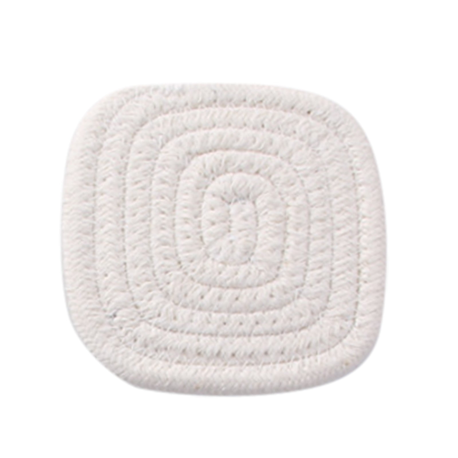 Dainzusyful Cups Kitchen Holders Trivets Cotton Thread Weave Hot Pot