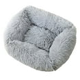 Dainzusyful Dog Bed Cat Bed Plush Dog Bed Calming Dog Cat Bed Soft And