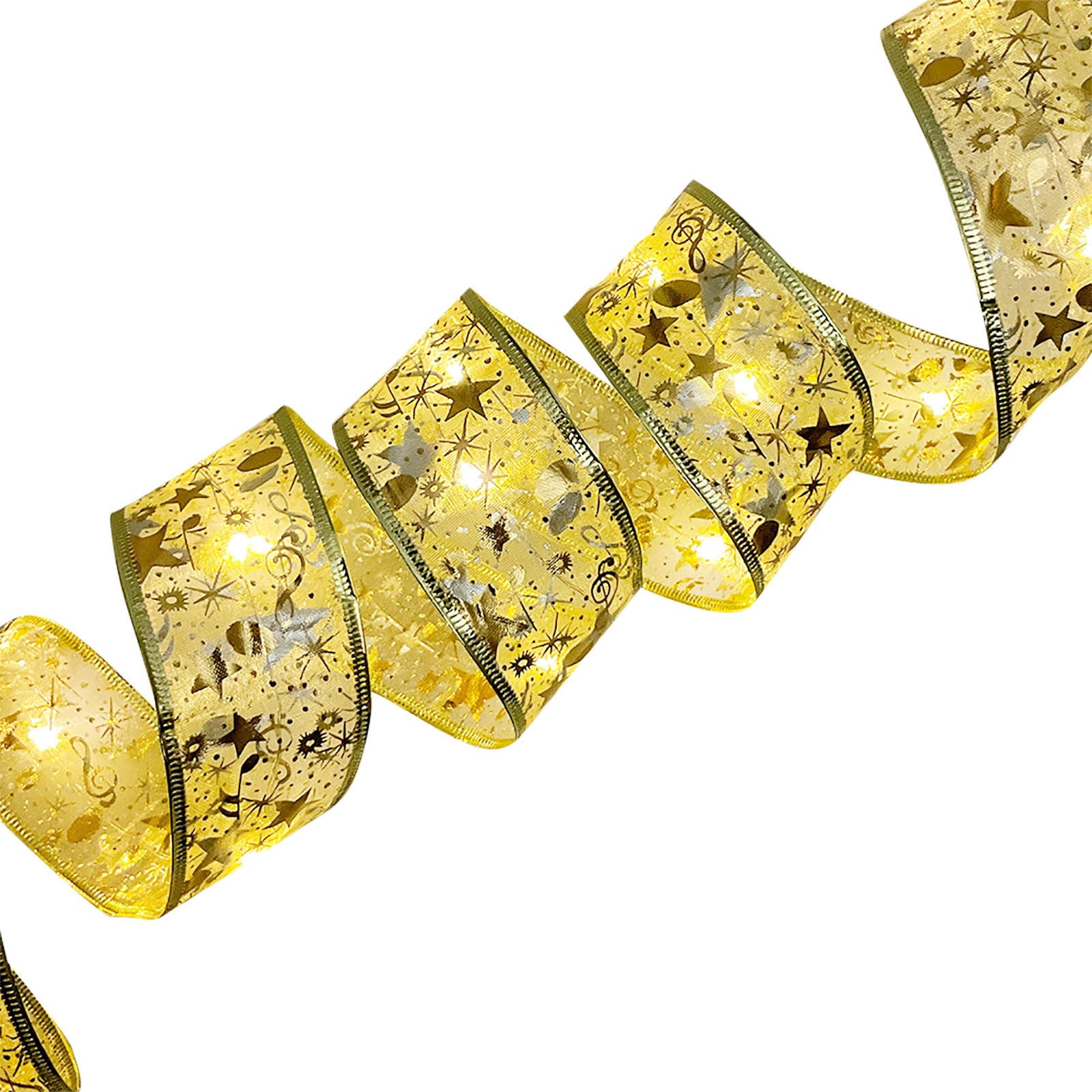 Dainzusyful Led Lights Christmas LightsChristmas Ribbon Fairy Lights