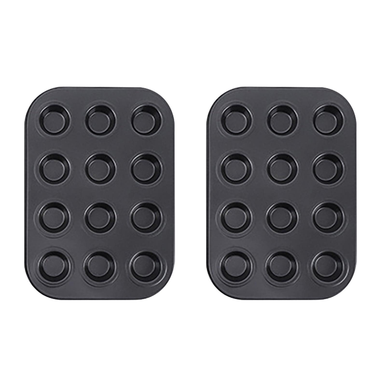 Daiosportswear 12 Hole Muffin Pan Baking Utensils Nonstick Cupcake Baking Pan Mini Pie Baking