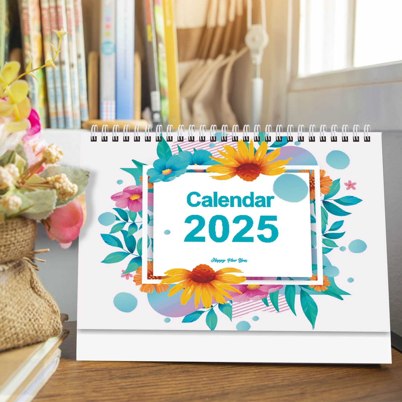 Daiosportswear 2025 Desk Calendar, January 2025 to Dec 2025 7.3" x 9