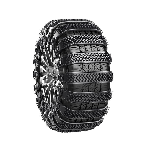 Daiosportswear 2025 Reusable Anti Snow Chains - Portable Snow Tire Chain for Pickup Trucks & SUV - Emergency Snow Plastic Non-Slip Cable Tie - Snow Mud Chains for Winter Driving & Muddy Road