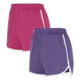thumbnail image 1 of Daiosportswear 2Pc Women High Waisted Running Shorts Lightweight Athletic Workout Gym Shorts Dolphin with Pockets,Shorts for Women, 1 of 2