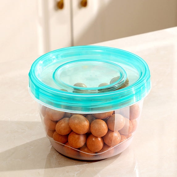 Daiosportswear 473ML Food Storage Containers with Lids, Refrigerator & Freezer Safe, 4.3x3.1in, Reusable, Microwave & Dishwasher Safe, Plastic, Meal Prep Containers