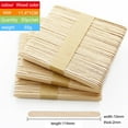 thumbnail image 1 of Daiosportswear 50 Pcs Ice Cream Sticks Popsicle Sticks,Natural Wood Rounded Edges Easy to Use,DIY Sticks for Dessert Making Classroom Party Crafts Home Decoration Kids Teachers, 1 of 2