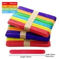 thumbnail image 1 of Daiosportswear 50 Pcs Ice Cream Sticks Popsicle Sticks,Natural Wood Rounded Edges Easy to Use,DIY Sticks for Dessert Making Classroom Party Crafts Home Decoration Kids Teachers, 1 of 2