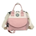 thumbnail image 1 of Daiosportswear 9.1x5.5x9.5in Small Cute Diaper Bag,Detachable Multifunctional Front Pocket Diaper Bag,Cloth Waterproof Spacious Interior,Widened Thickened Strap,for Moms' Outings,Maternal Shoulder Bag, 1 of 2